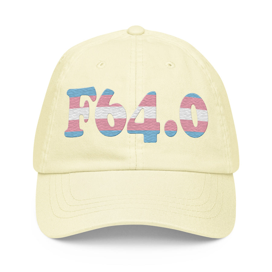 F64.0 Transsexualism: Trans Pride Pastel Baseball Hat