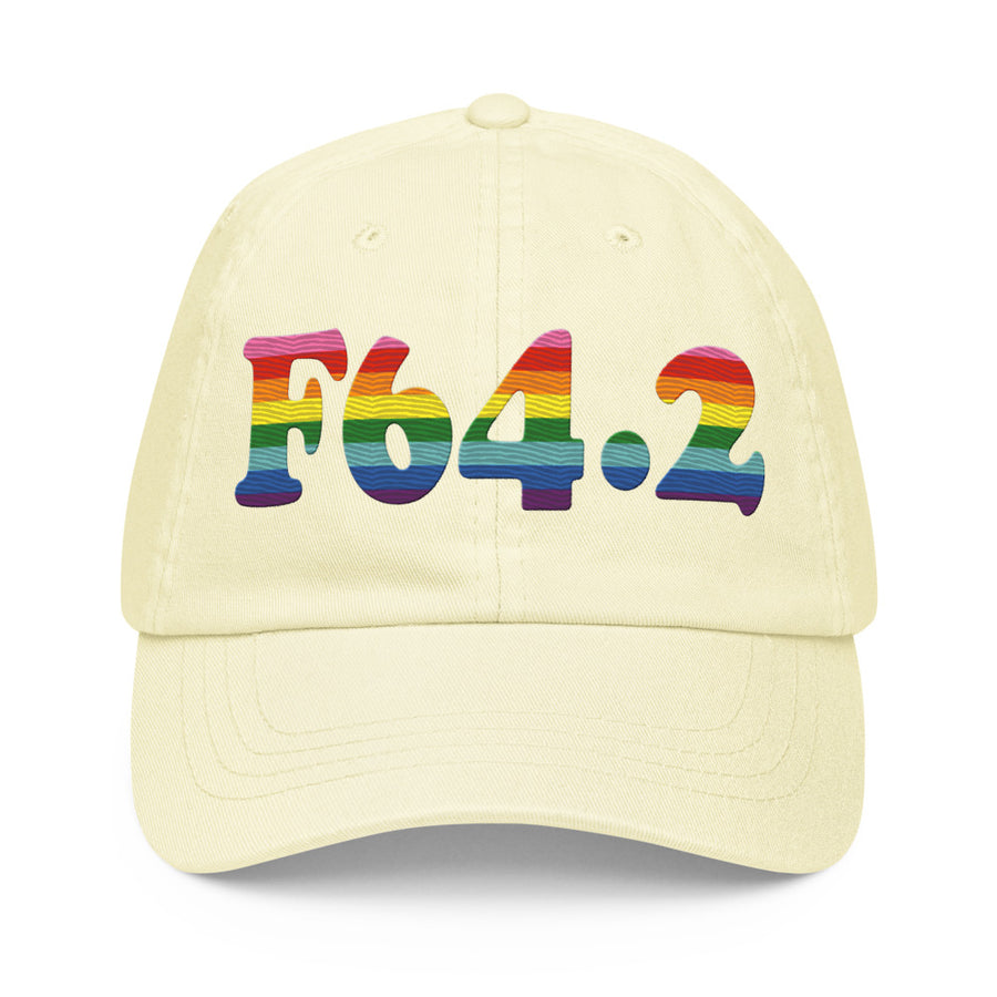 F64.2 Gender Identity Disorder of Childhood: 8-Stripe Pride Pastel Baseball Hat