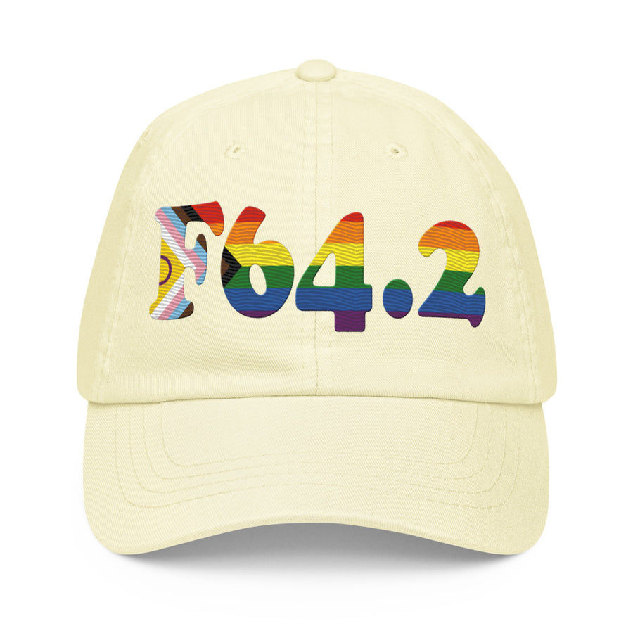 F64.2 Gender Identity Disorder of Childhood: Progress + Intersex Pride Pastel Baseball Hat