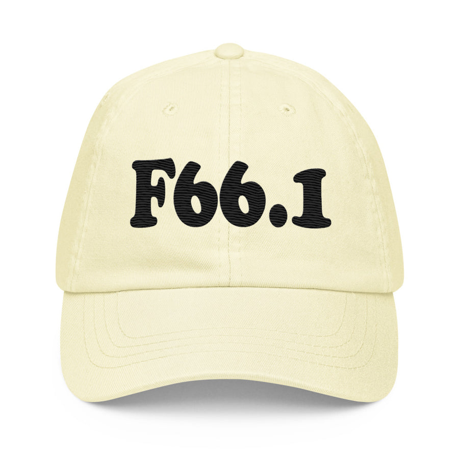 F66.1 Egodystonic Sexual Orientation: Black-rectangle Pastel Baseball Hat