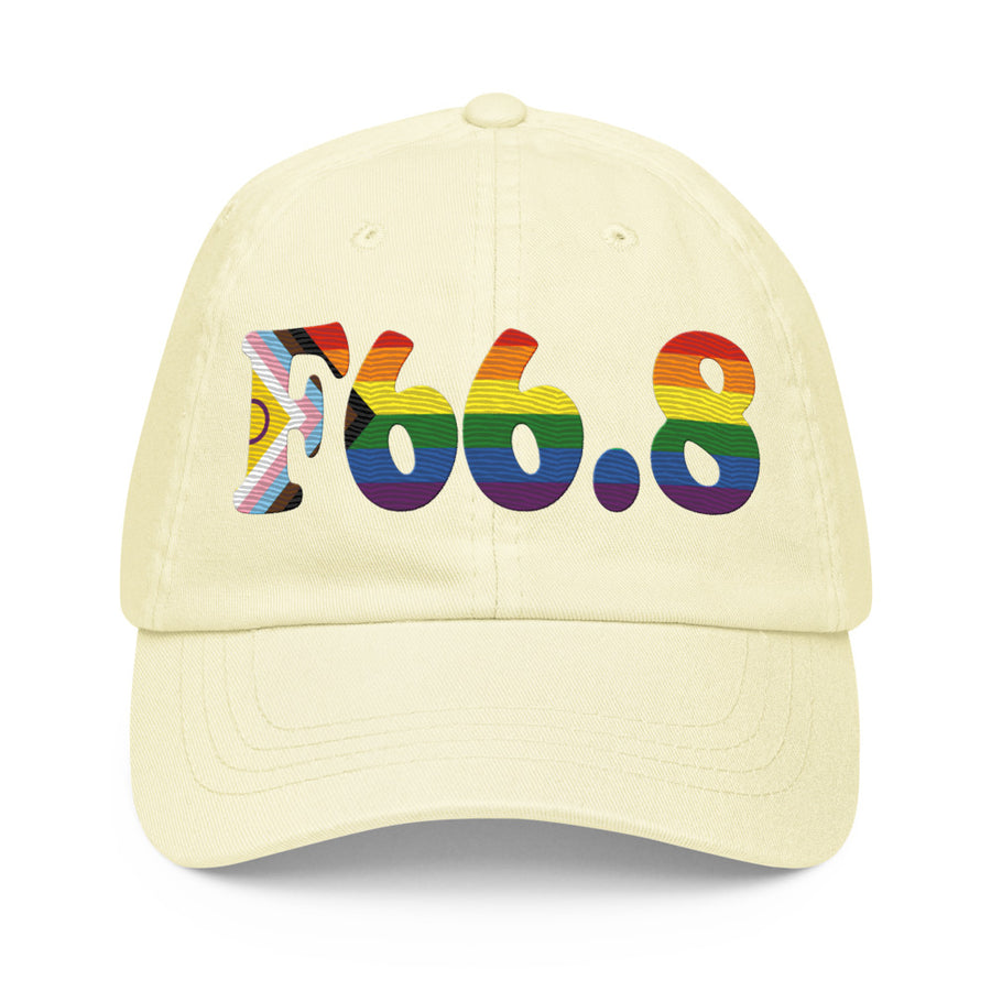 F66.8 Other Psychosexual Development Disorders: Progress + Intersex Pride Pastel Baseball Hat
