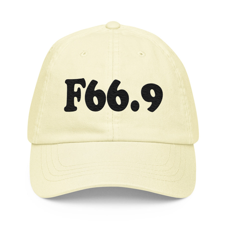 F66.9 Psychosexual Development Disorder, Unspecified: Black-rectangle Pastel Baseball Hat