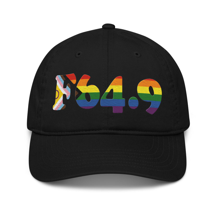 F64.9 Gender Identity Disorder, Unspecified: Progress + Intersex Pride Organic Baseball Cap