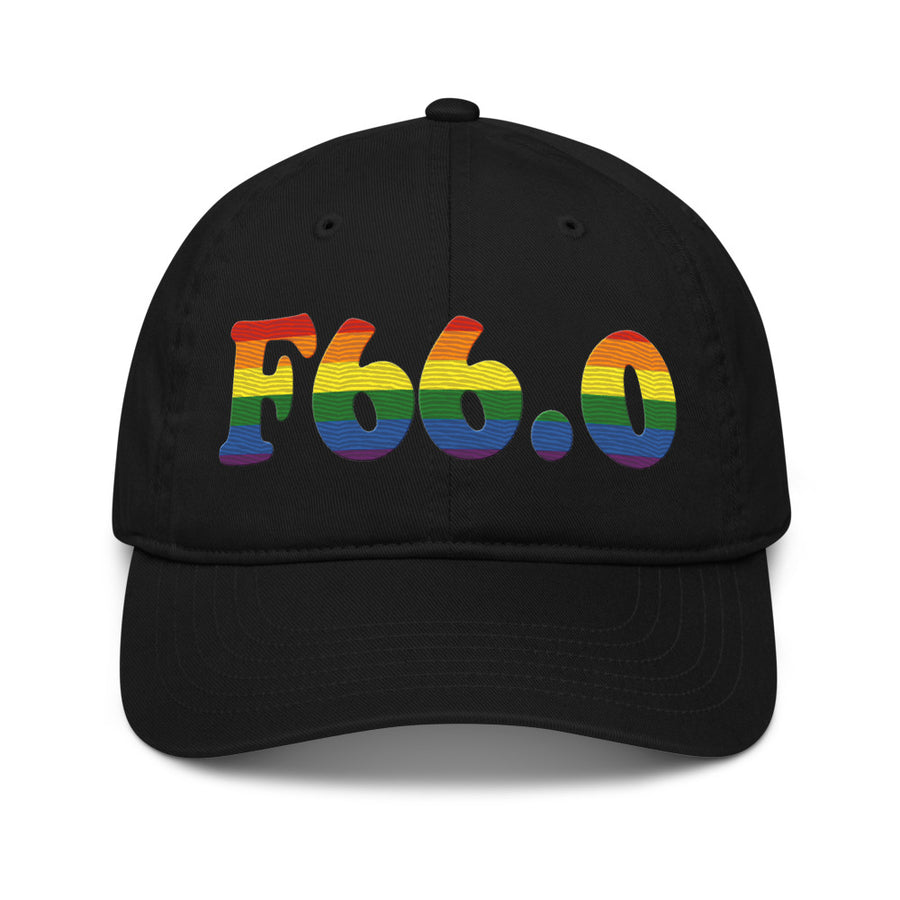 F66.0 Sexual Maturation Disorder: 6-Stripe Pride Organic Baseball Cap