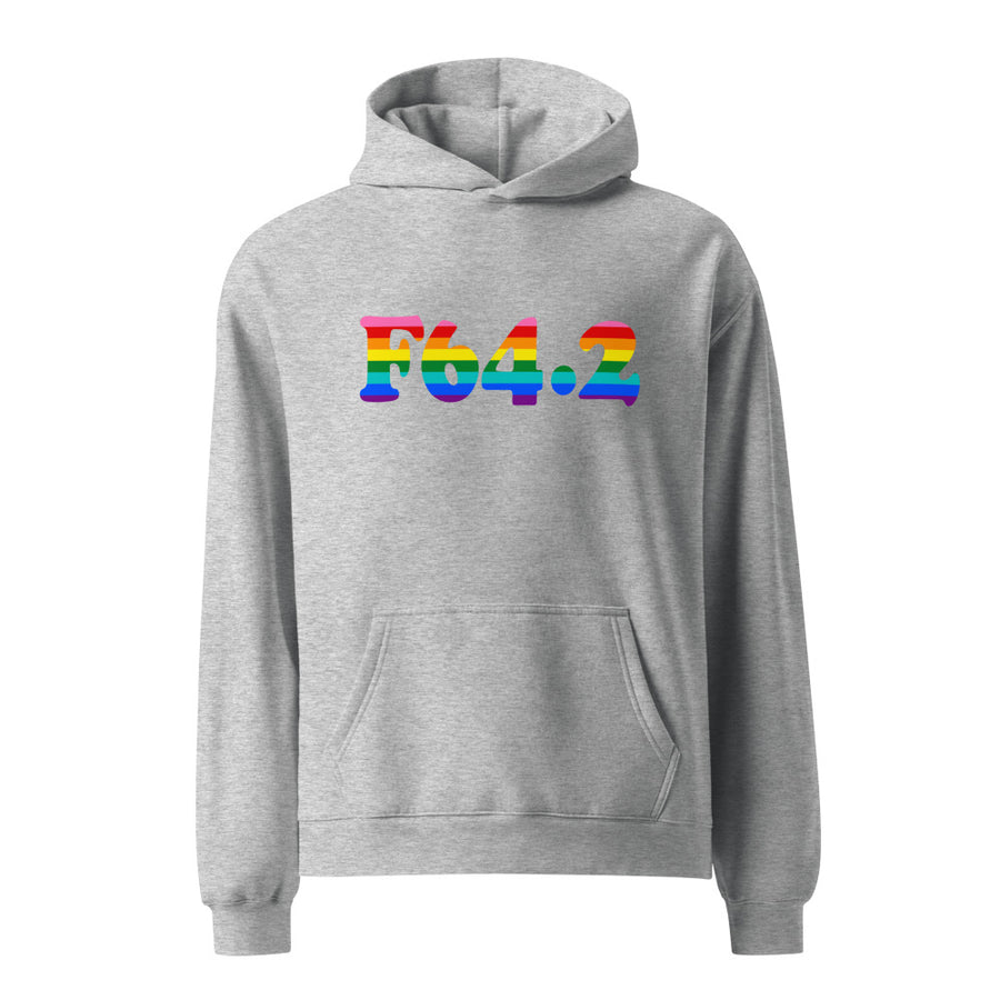 F64.2 Gender Identity Disorder of Childhood: 8-Stripe Pride Relax Hoodie