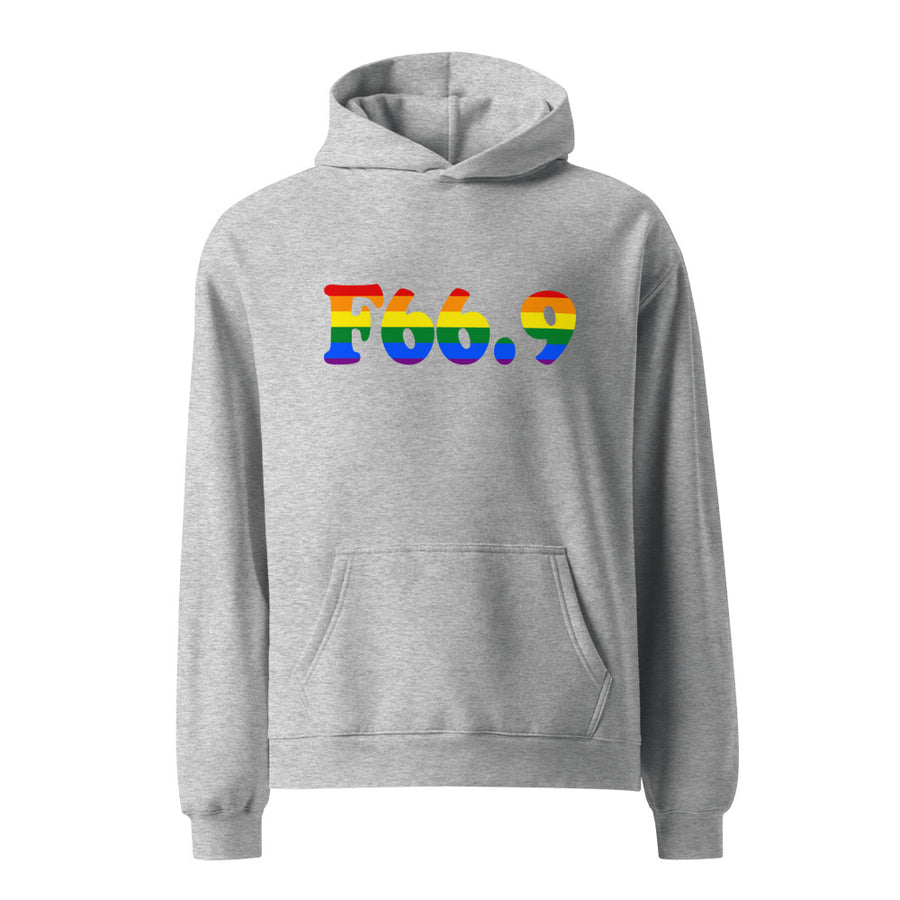 F66.9 Psychosexual Development Disorder, Unspecified: 6-Stripe Pride Relax Hoodie