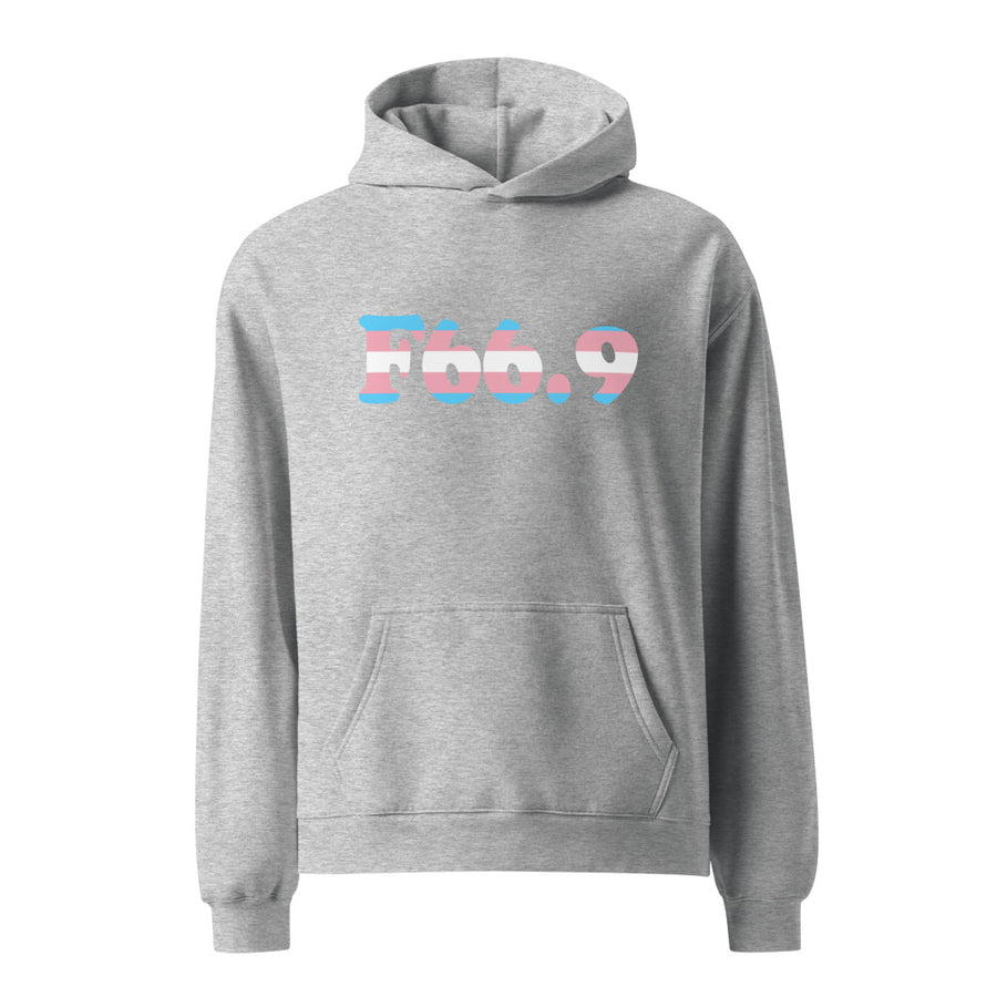 F66.9 Psychosexual Development Disorder, Unspecified: Trans Pride Relax Hoodie