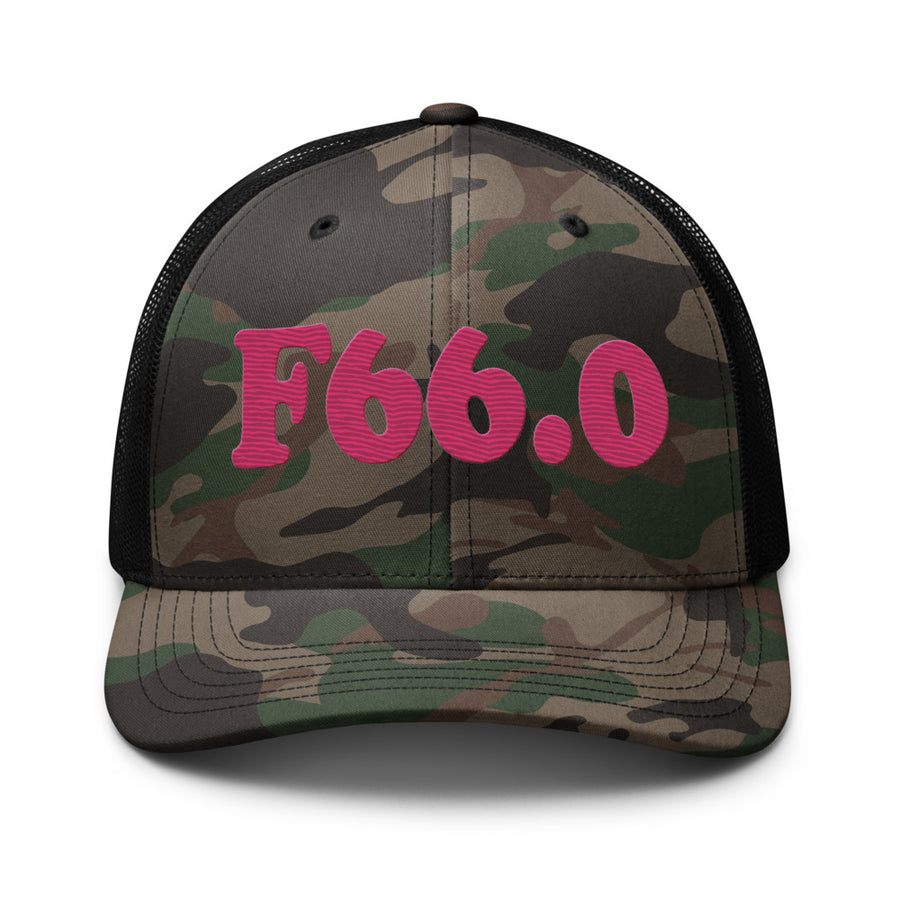 F66.0 Sexual Maturation Disorder: Pink-rectangle Camouflage Trucker Hat