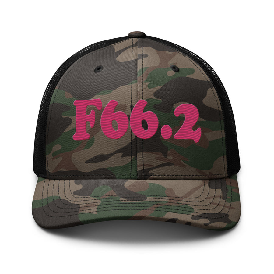 F66.2 Sexual Relationship Disorder: Pink-rectangle Camouflage Trucker Hat