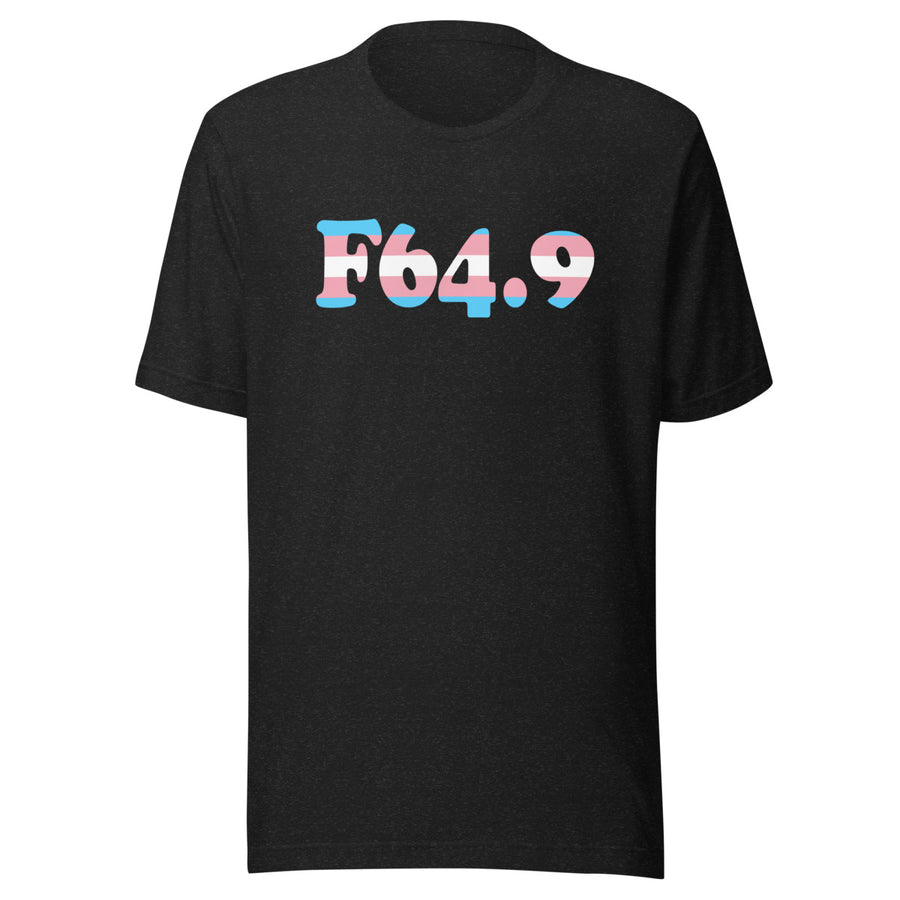 F64.9 Gender Identity Disorder, Unspecified: Trans Pride Staple T-Shirt
