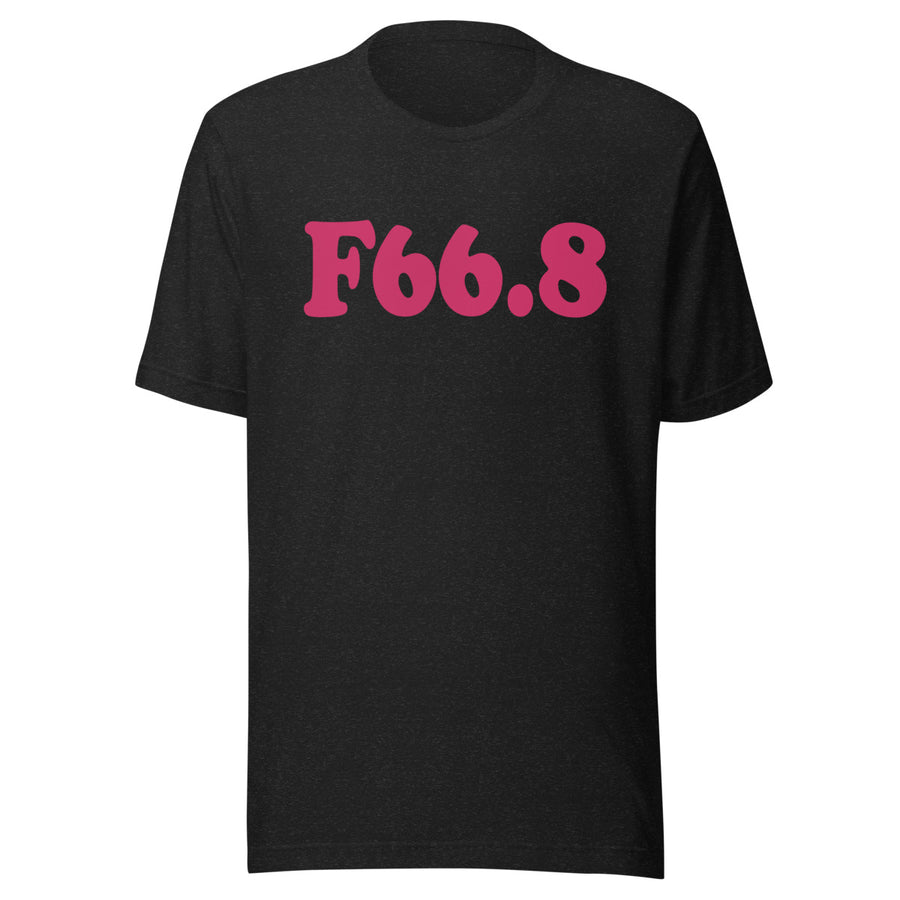 F66.8 Other Psychosexual Development Disorders: Pink-rectangle Staple T-Shirt