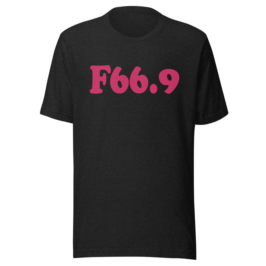 F66.9 Psychosexual Development Disorder, Unspecified: Pink-rectangle Staple T-Shirt