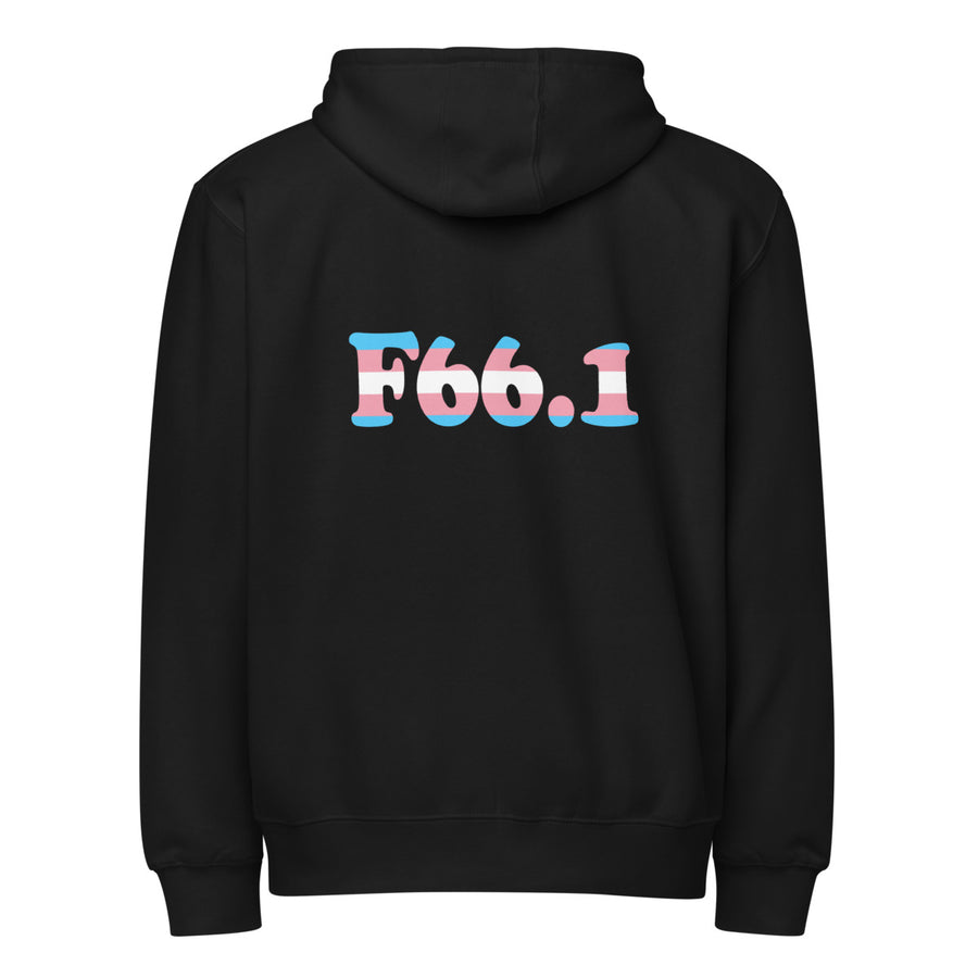 F66.1 Egodystonic Sexual Orientation: Trans Pride Full-Zip Hoodie