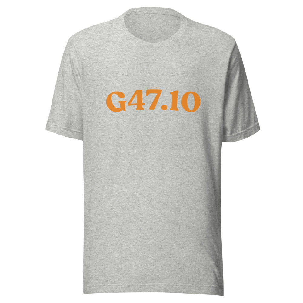G47.10 Athletic Heather - orange