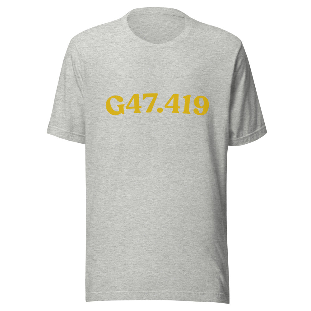 G47.419 Athletic Heather - yellow