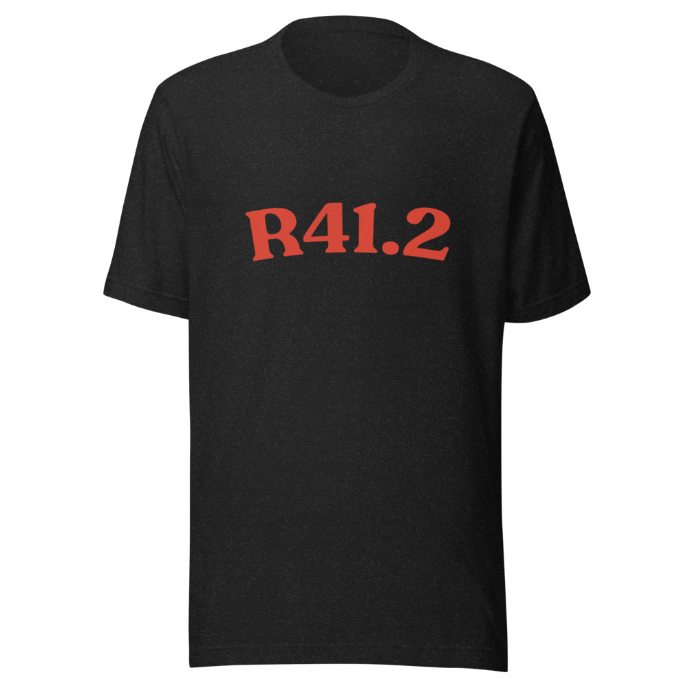 R41.2 Black Heather - red