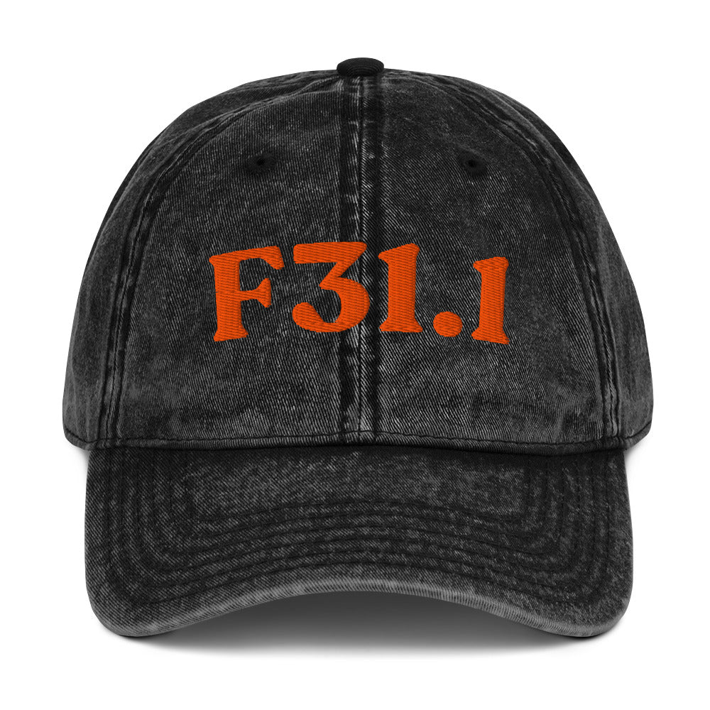 F31.1 Bipolar I Disorder, Manic Episode - Black / Orange