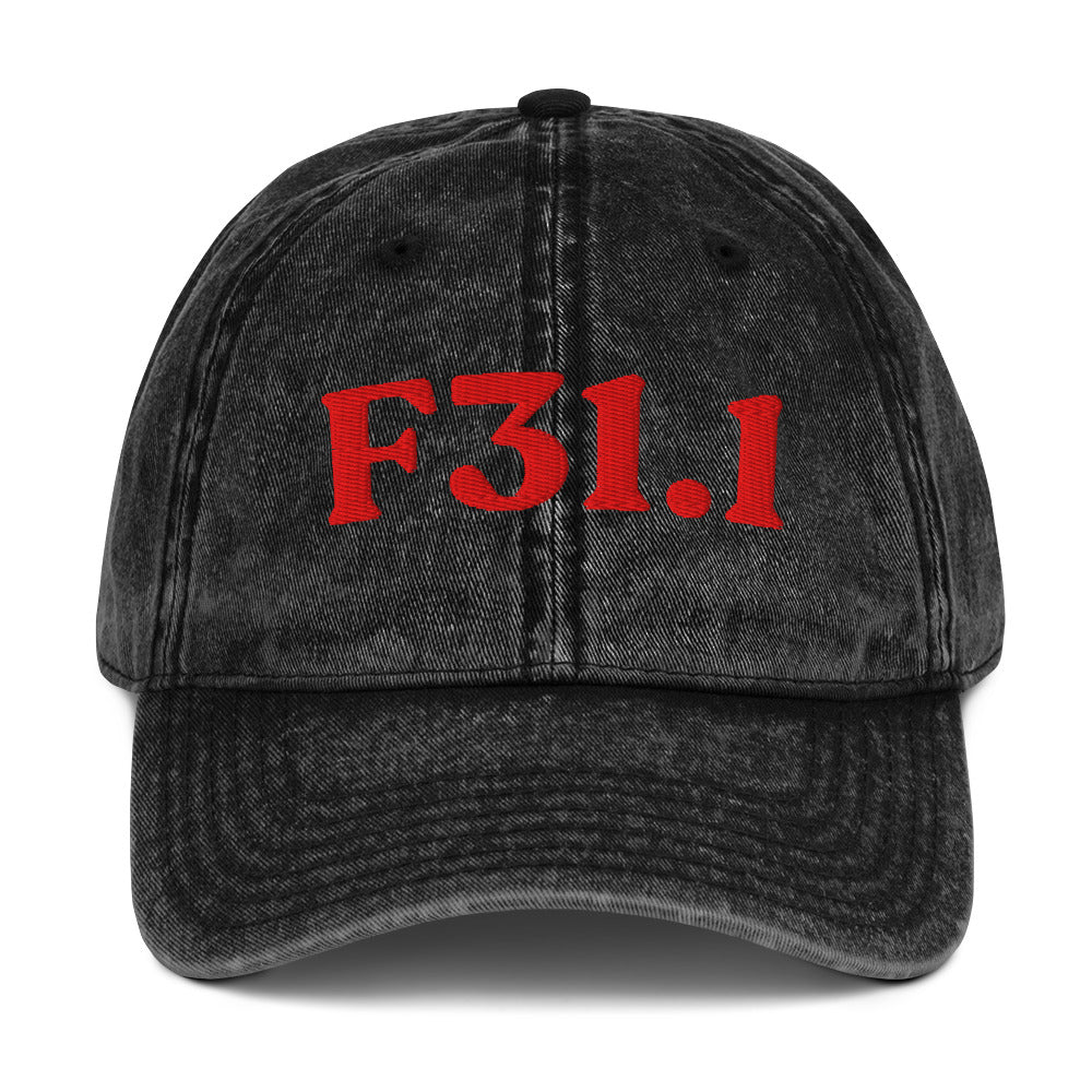 F31.1 Bipolar I Disorder, Manic Episode - Black / Red