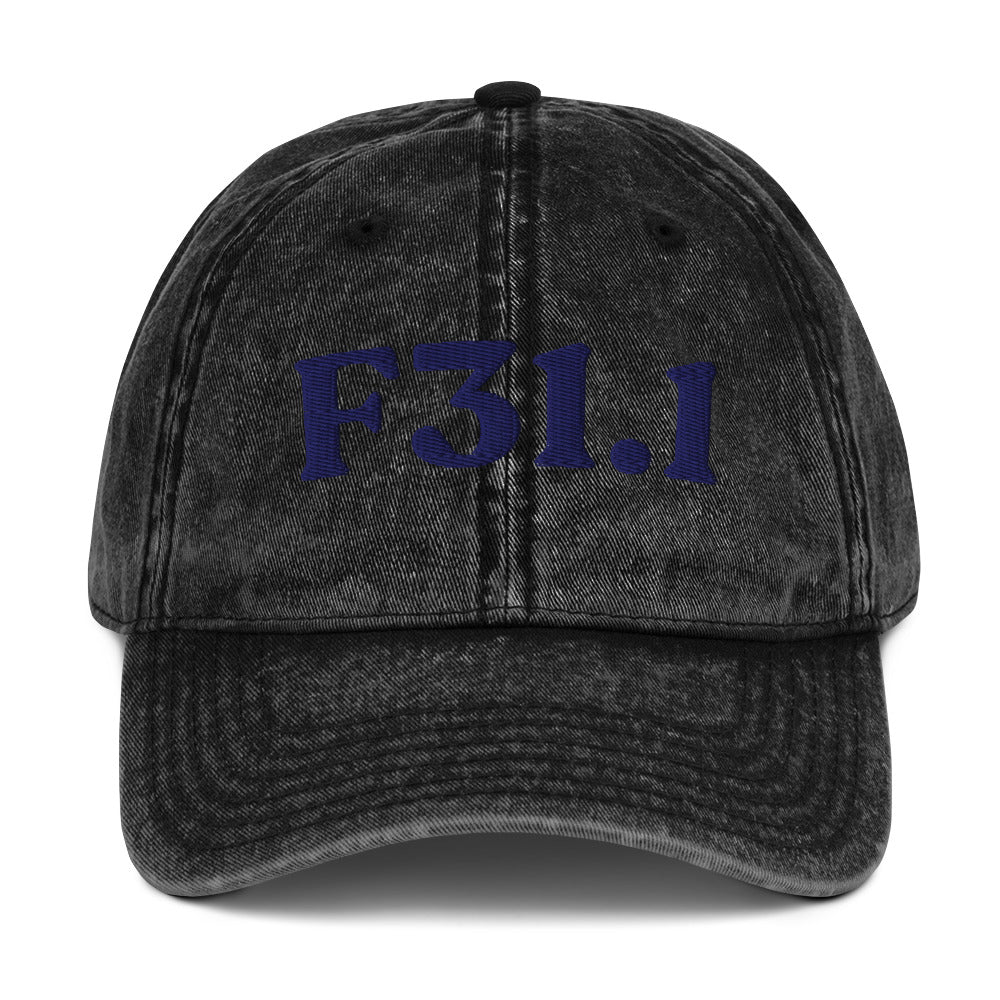 F31.1 Bipolar I Disorder, Manic Episode - Black / Navy