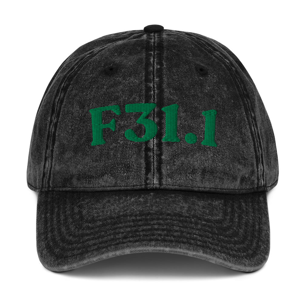 F31.1 Bipolar I Disorder, Manic Episode - Black / Kelly Green