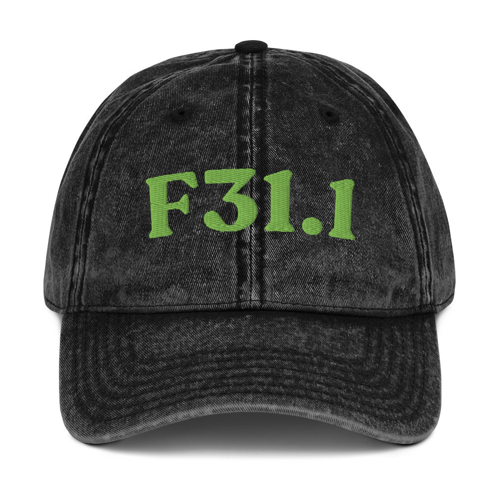 F31.1 Bipolar I Disorder, Manic Episode - Black / Kiwi Green