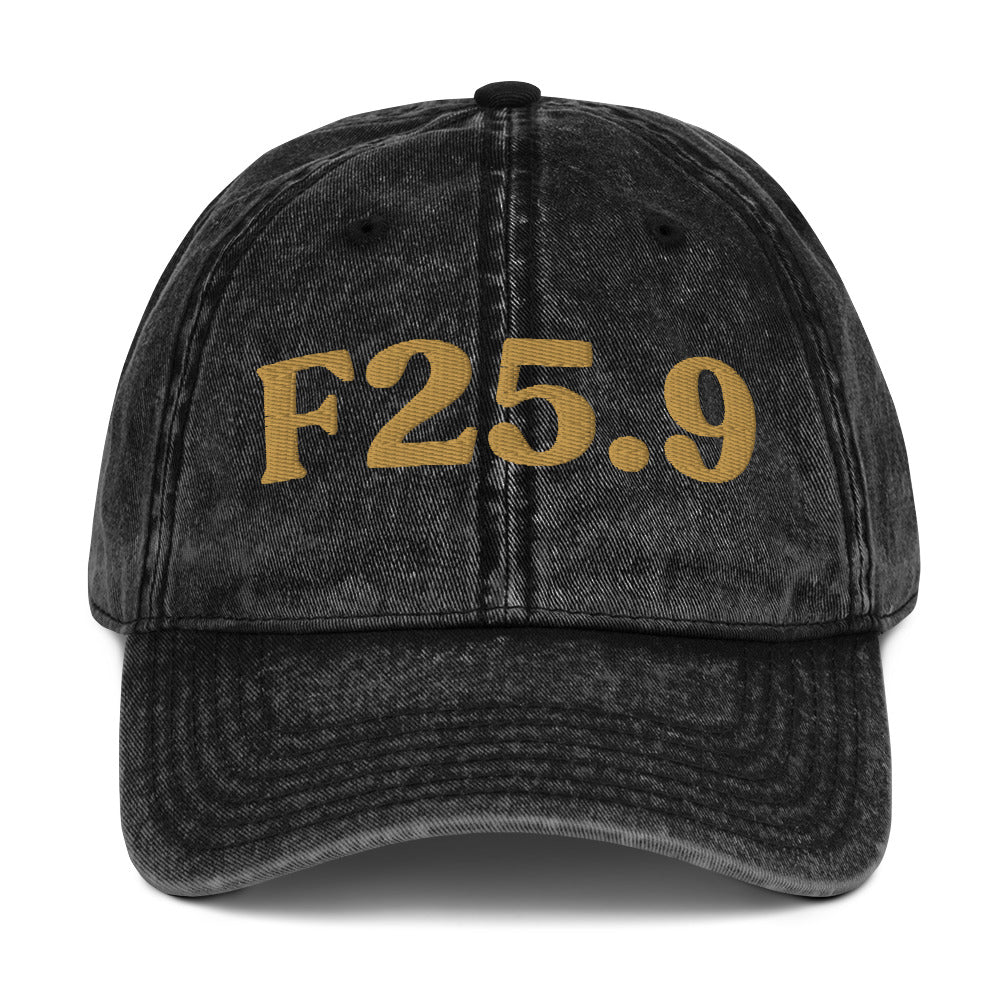 F25.9 Schizoaffective Disorder - Black / Old Gold