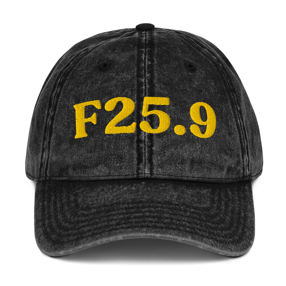 F25.9 Schizoaffective Disorder - Black / Gold