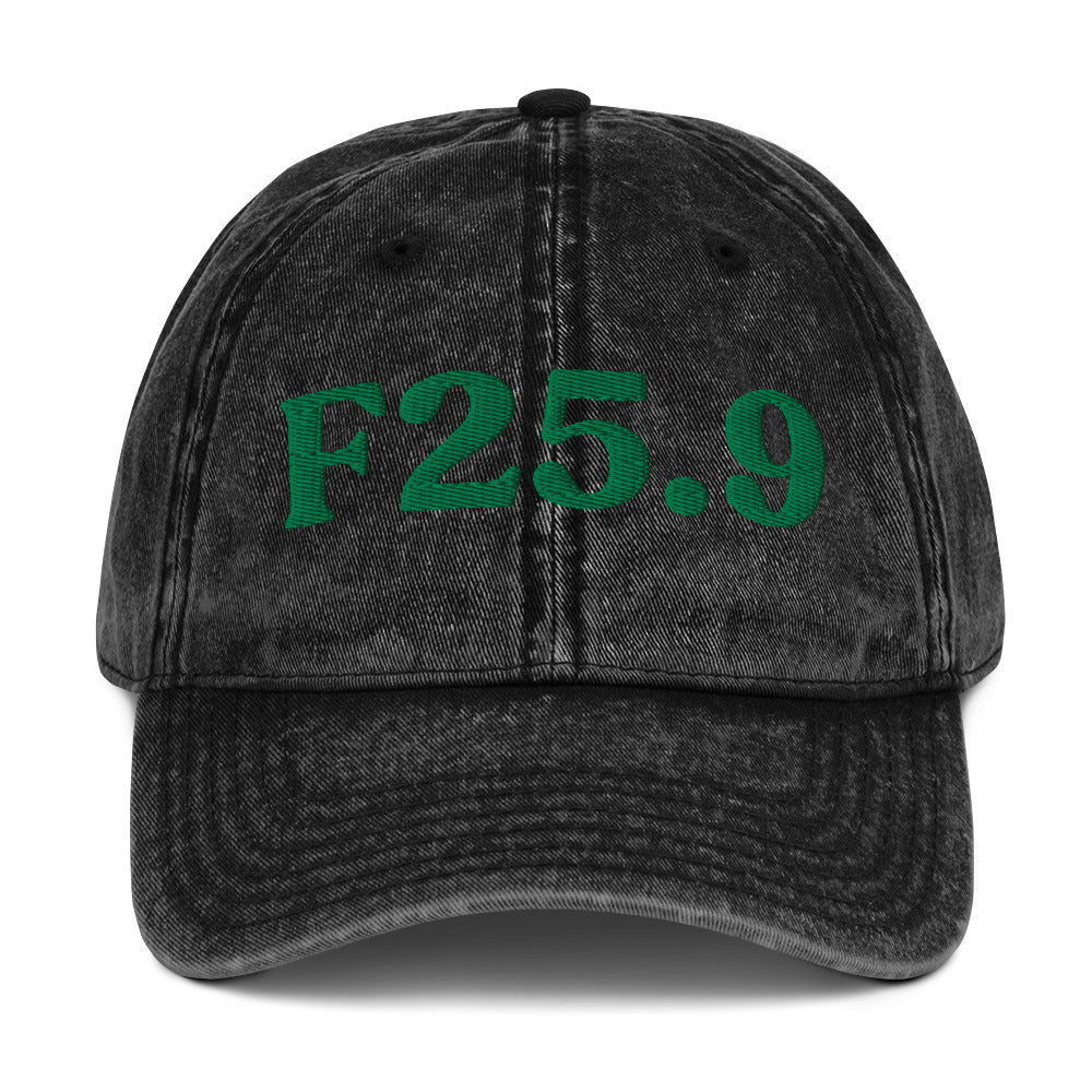 F25.9 Schizoaffective Disorder - Black / Kelly Green
