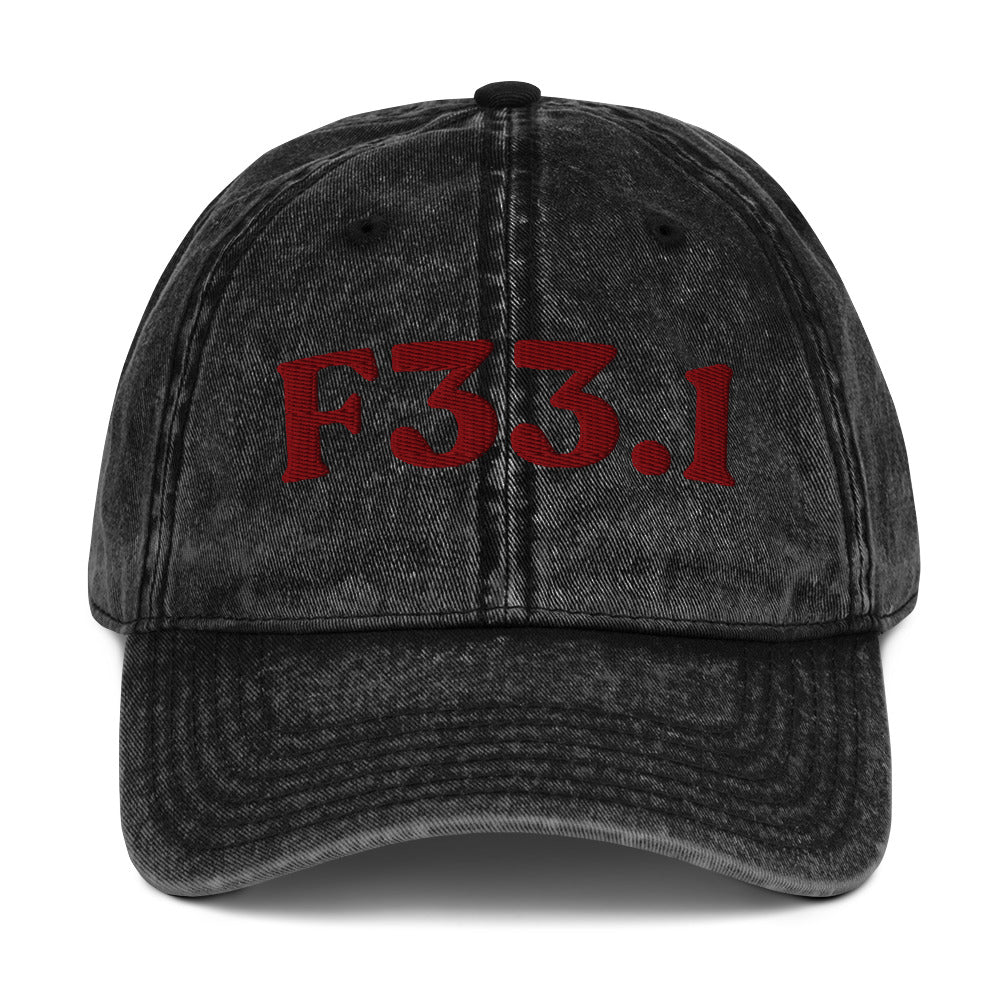 F33.1 Major Depressive Disorder, Recurrent Moderate - Black / Maroon