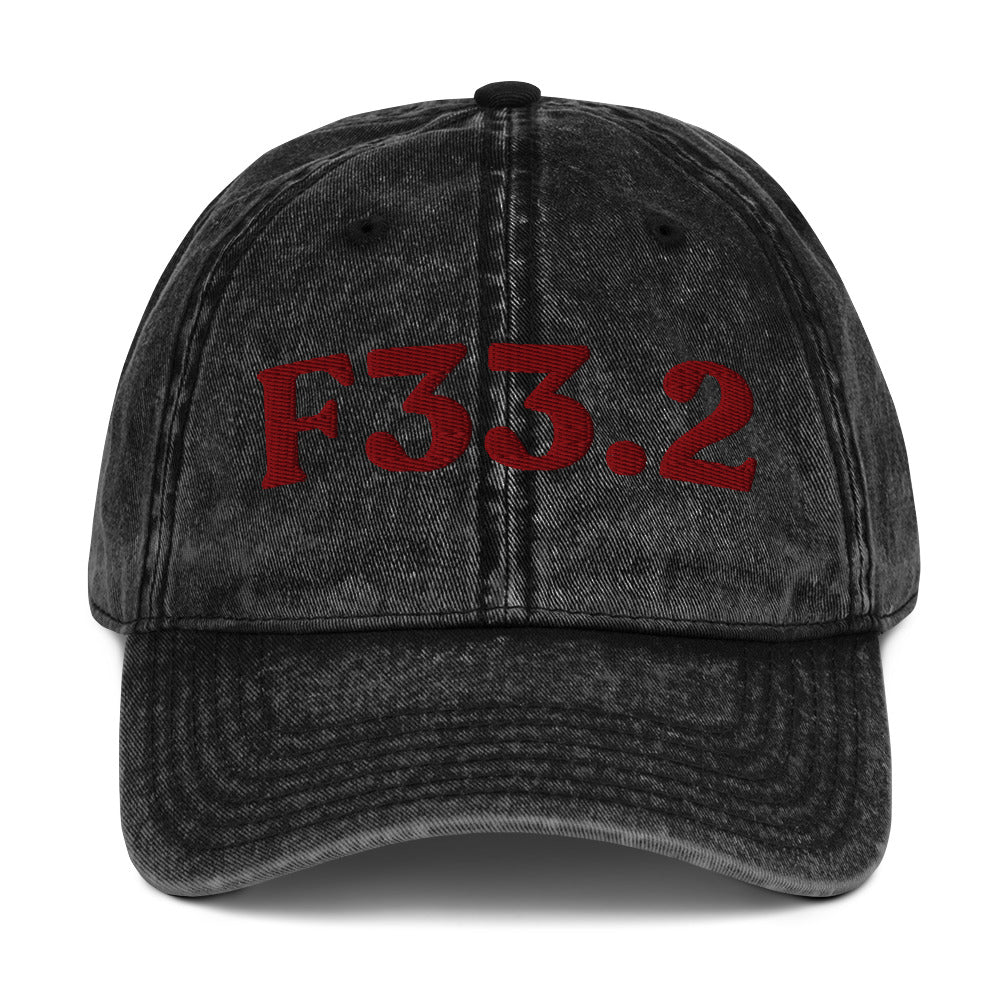 F33.2 Major Depressive Disorder, Recurrent Severe - Black / Maroon