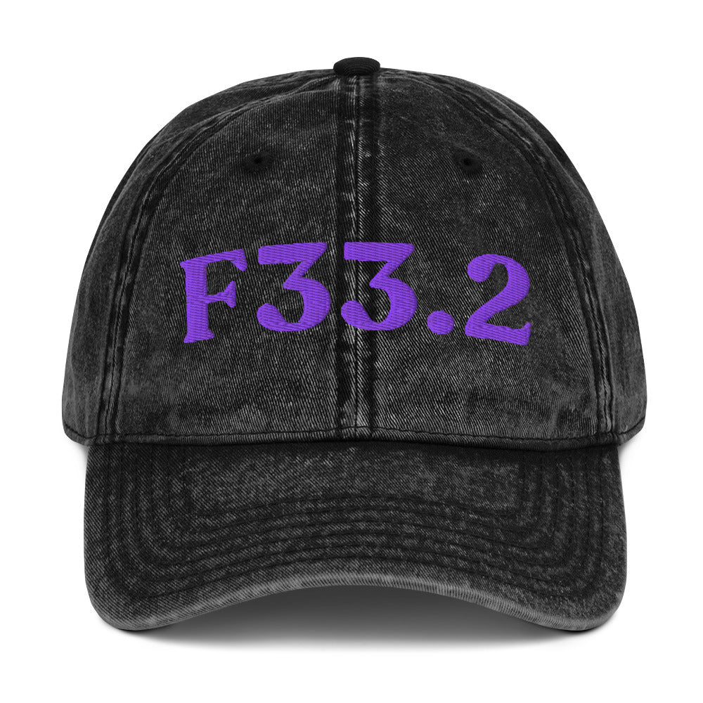 F33.2 Major Depressive Disorder, Recurrent Severe - Black / Purple