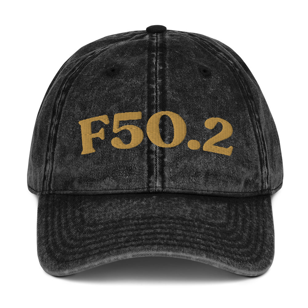 F50.2 Bulimia Nervosa - Black / Old Gold
