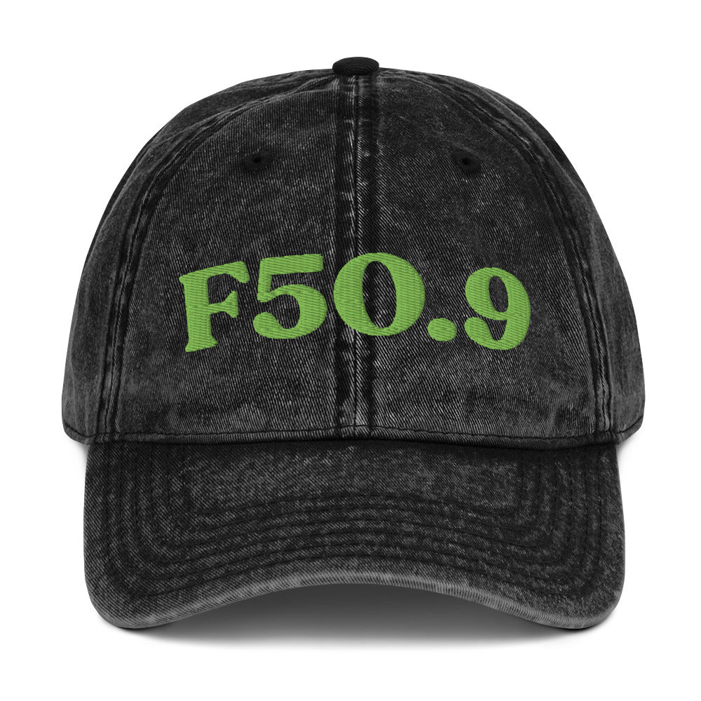 F50.9 Eating Disorder - Black / Kiwi Green