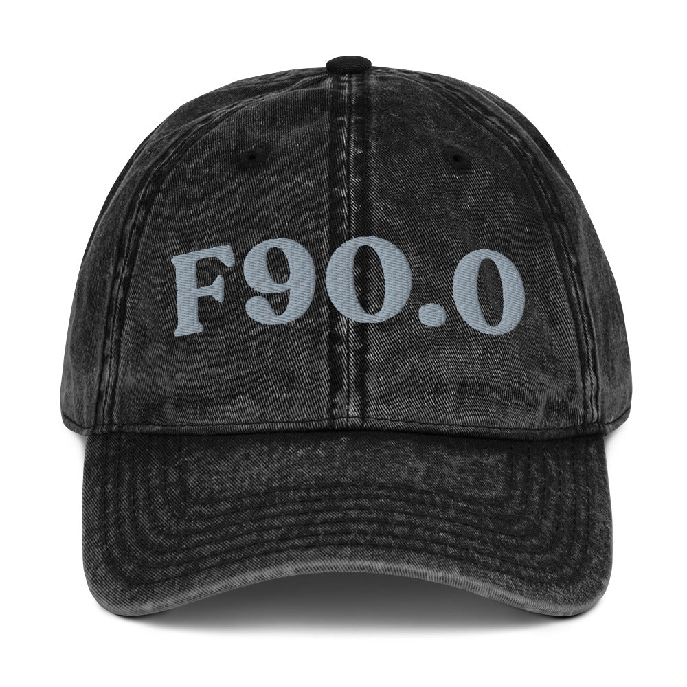 F90.0 ADHD, Predominantly Inattentive - Black / Grey
