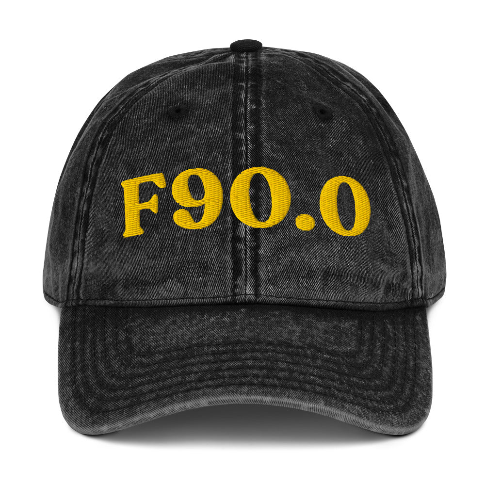 F90.0 ADHD, Predominantly Inattentive - Black / Gold