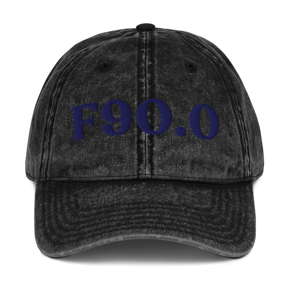 F90.0 ADHD, Predominantly Inattentive - Black / Navy