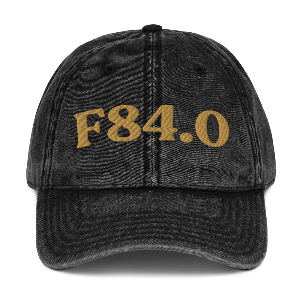 F84.0 Autism Spectrum Disorder - Black / Old Gold