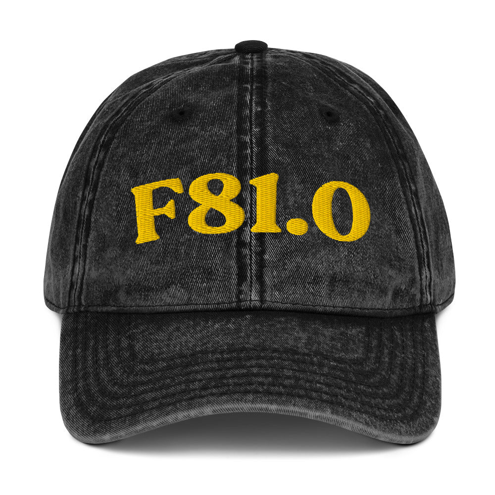 F81.0 Dyslexia - Black / Gold