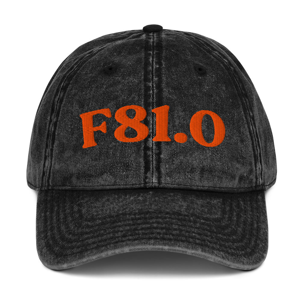 F81.0 Dyslexia - Black / Orange