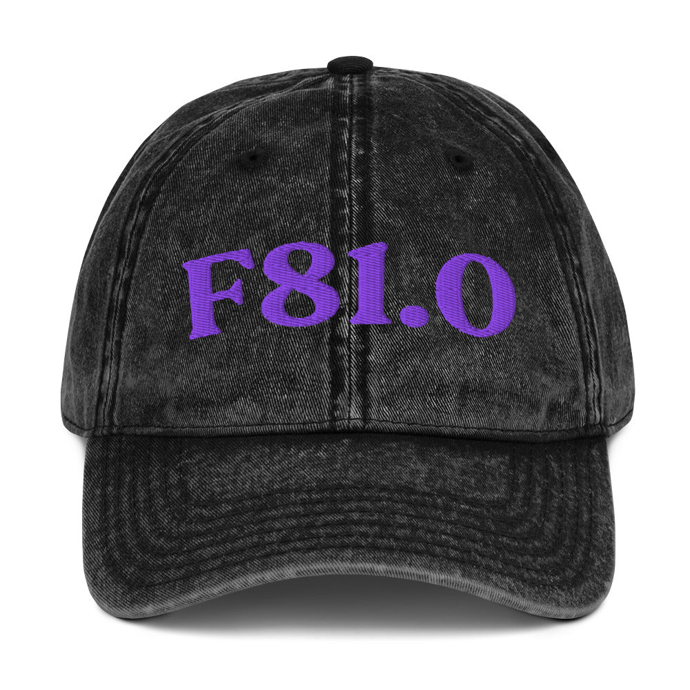 F81.0 Dyslexia - Black / Purple