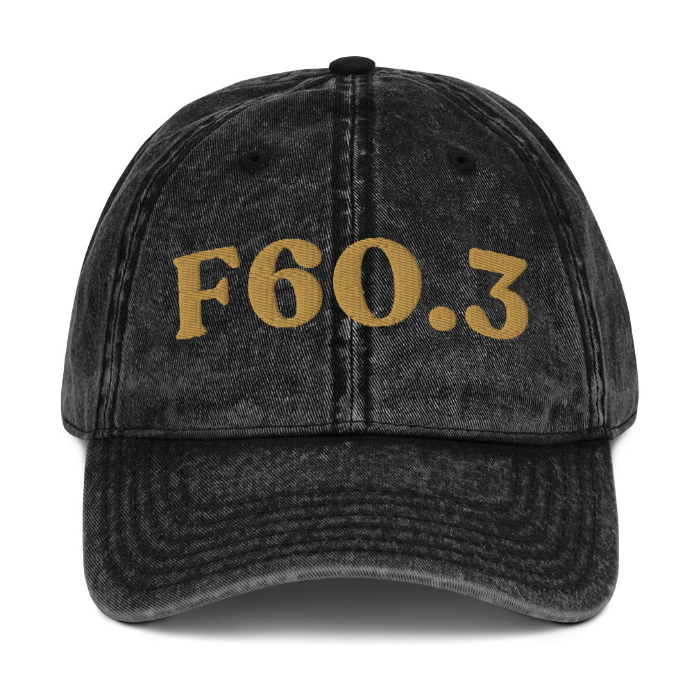 F60.3 Borderline Personality Disorder - Black / Old Gold