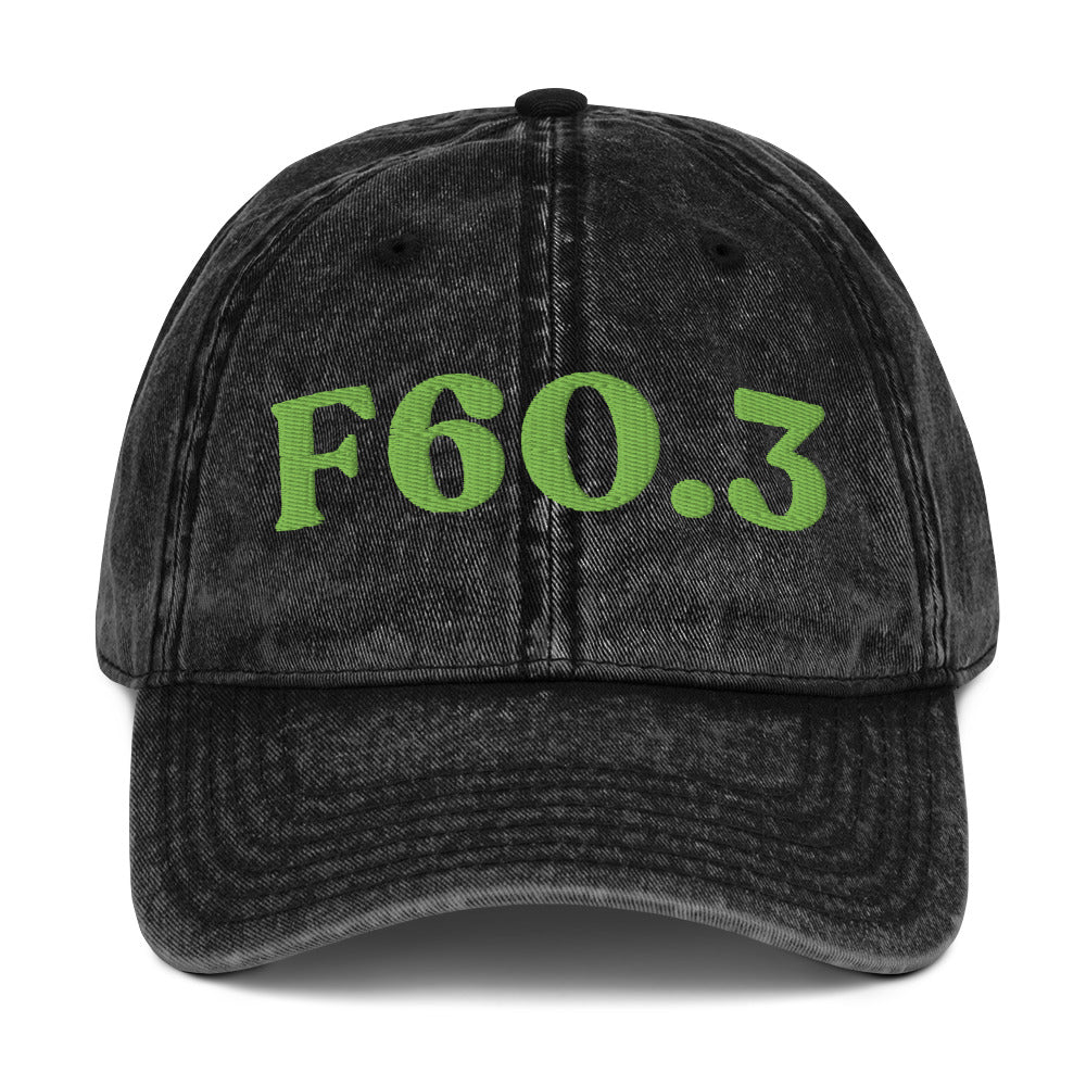F60.3 Borderline Personality Disorder - Black / Kiwi Green