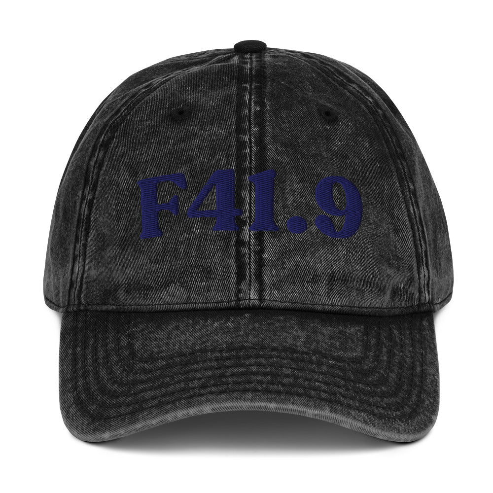 F41.9 Anxiety Disorder - Black / Navy