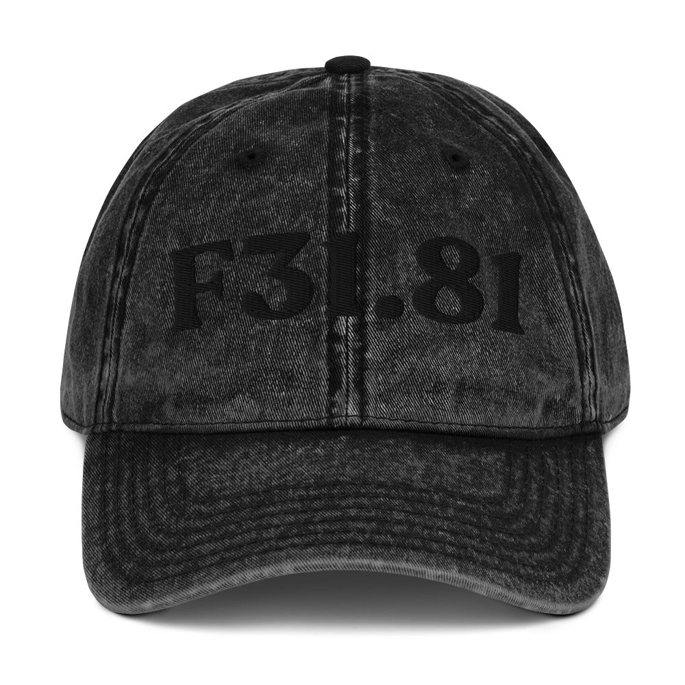 F31.81 Bipolar II Disorder - Black / Black
