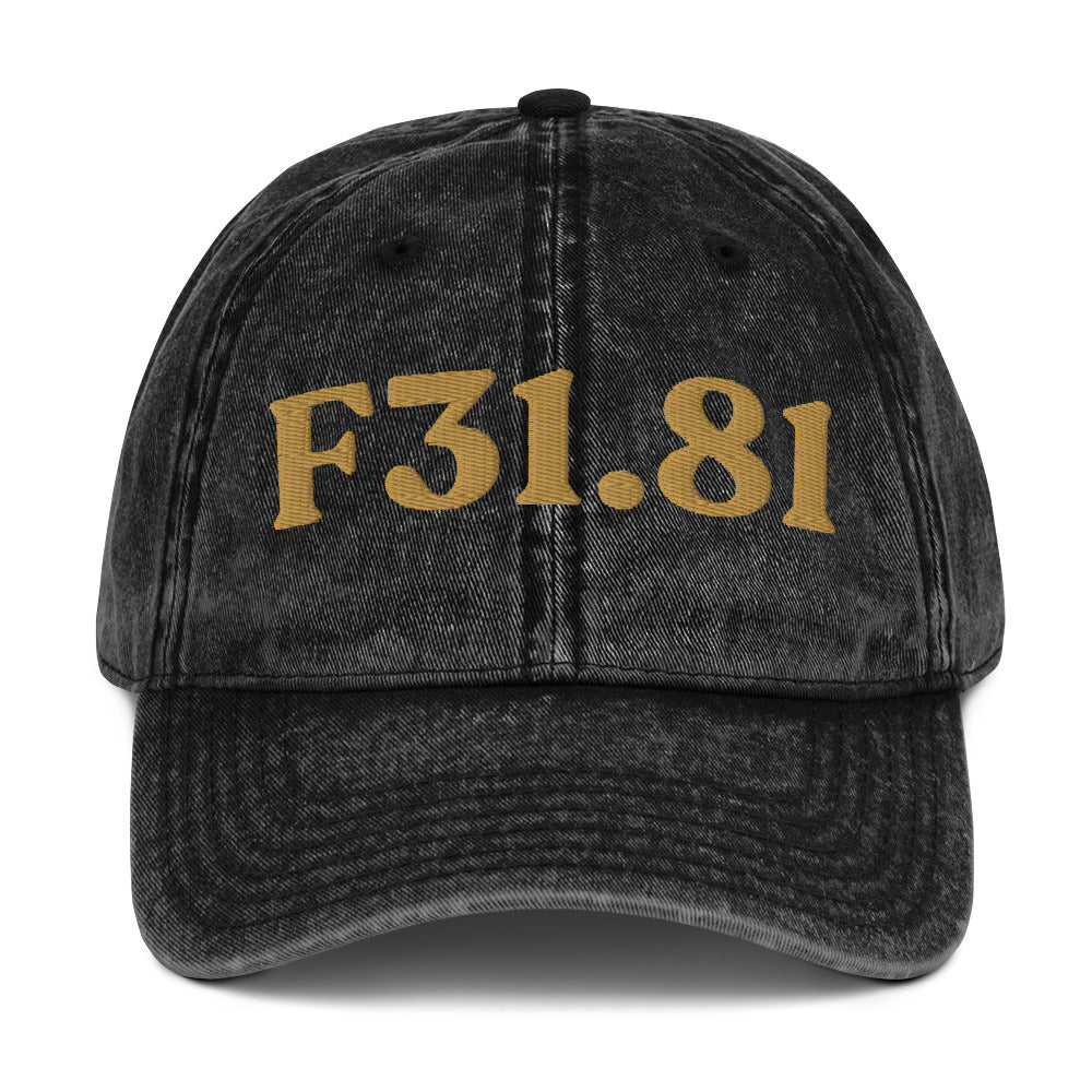F31.81 Bipolar II Disorder - Black / Old Gold