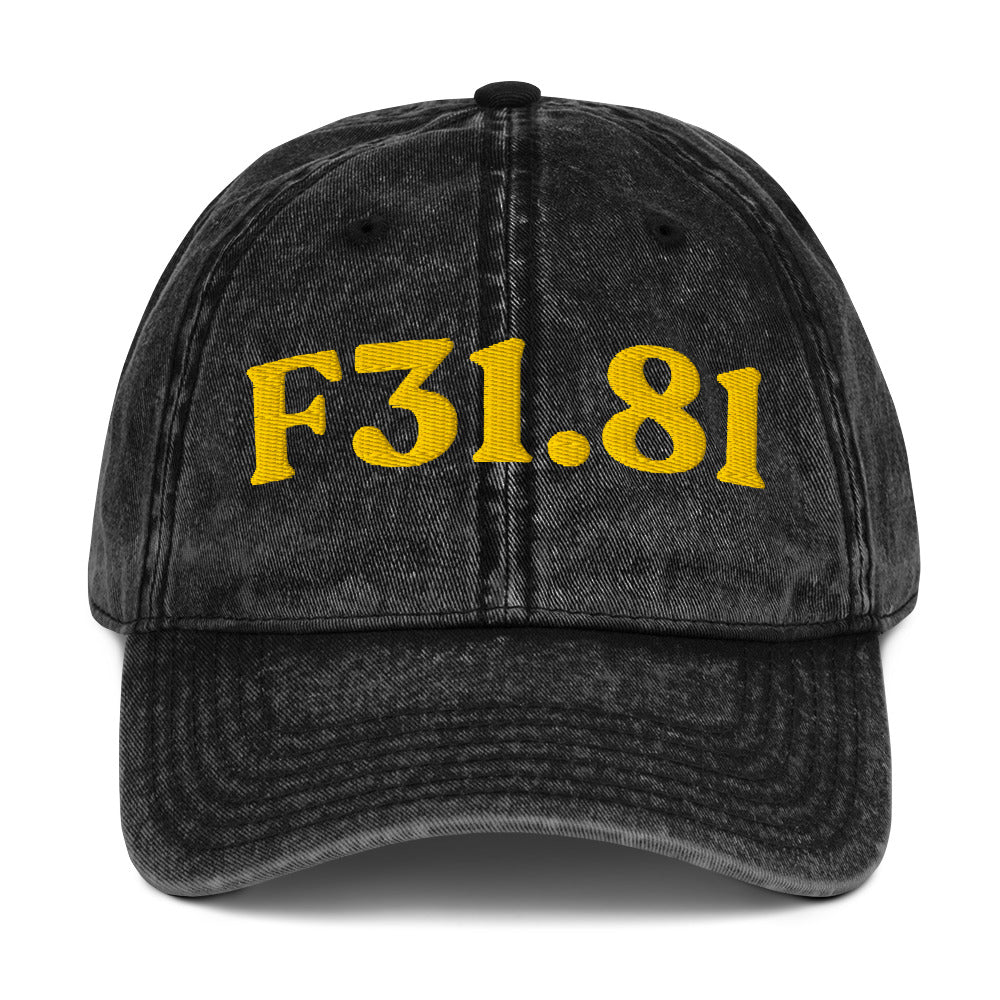F31.81 Bipolar II Disorder - Black / Gold