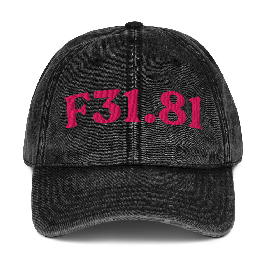 F31.81 Bipolar II Disorder - Black / Flamingo
