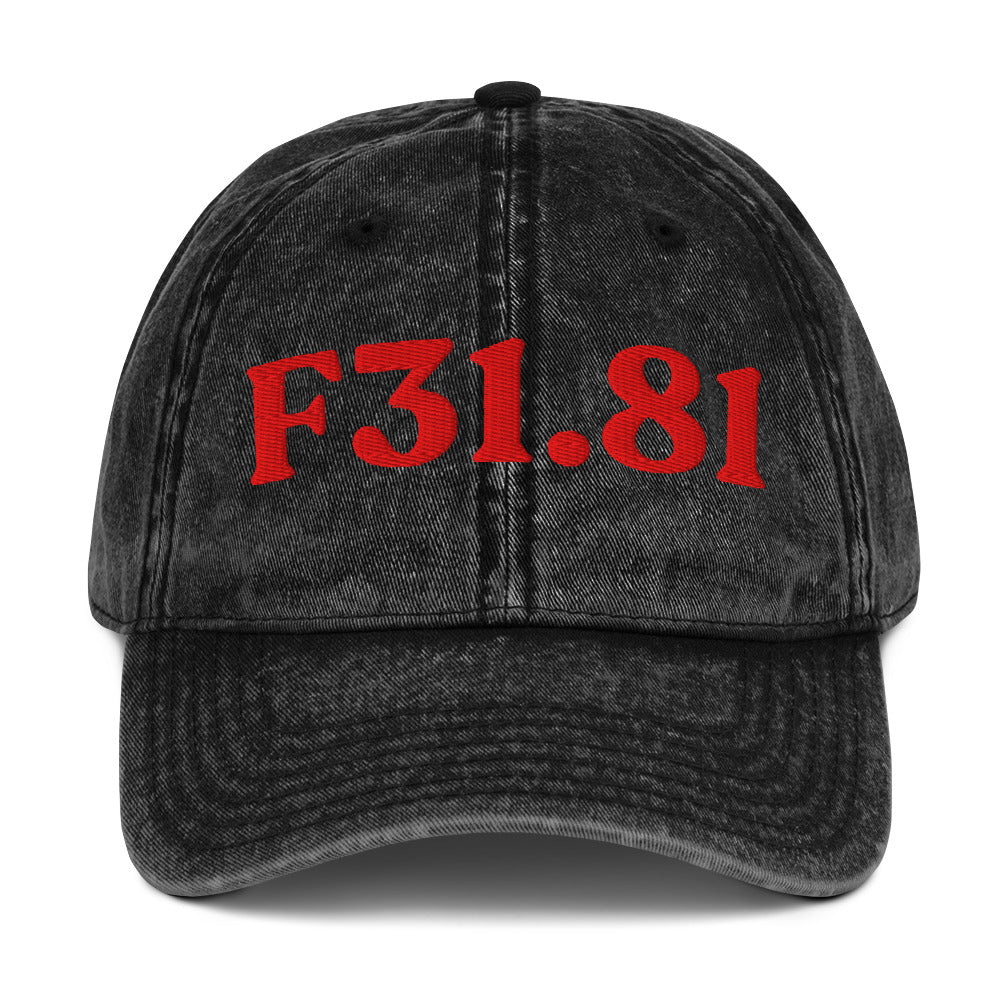 F31.81 Bipolar II Disorder - Black / Red
