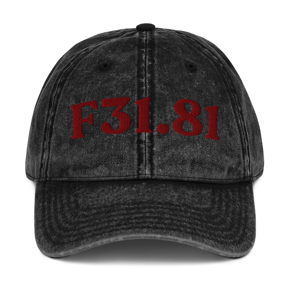 F31.81 Bipolar II Disorder - Black / Maroon