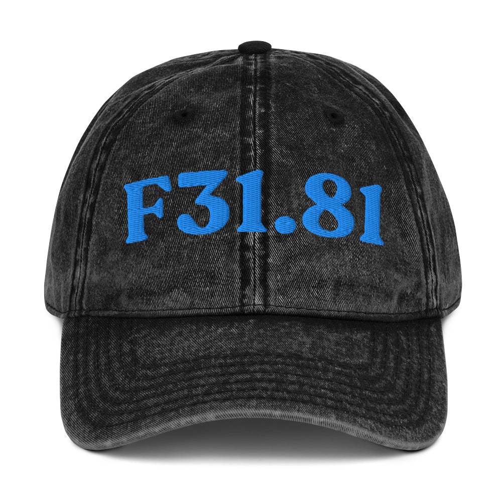 F31.81 Bipolar II Disorder - Black / Aqua/Teal